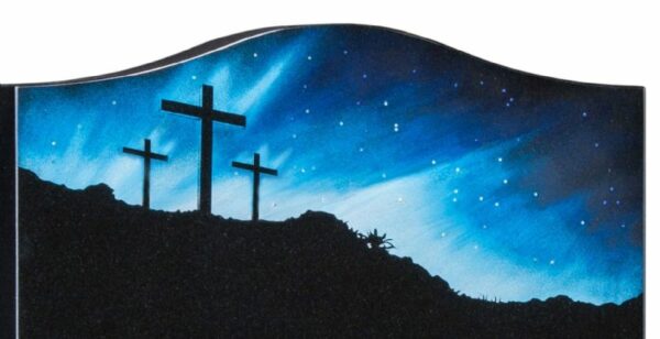 Cross With Starry Sky