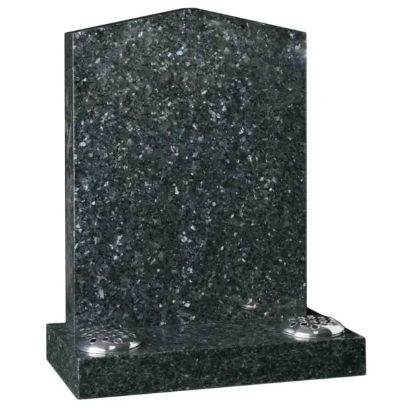 Peon Shaped Top Memorial with a rectangular base