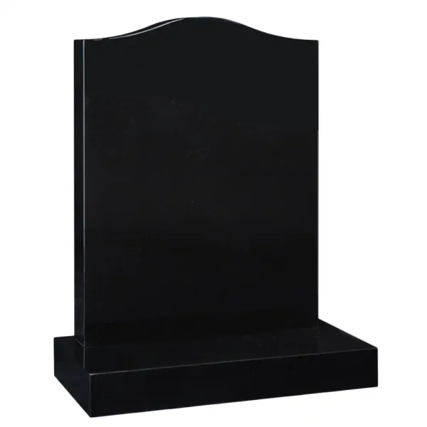 Ogee Shaped Top Memorial with a rectangular base